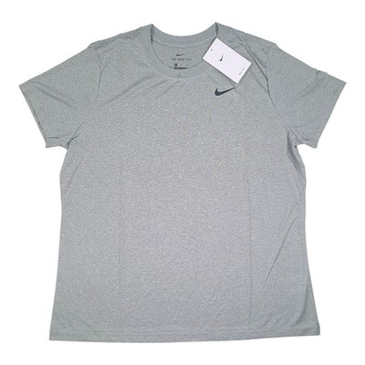 Nike Dri-FIT Legend Women's XL Training T-Shirt Gray Short Sleeve Athletic Tee