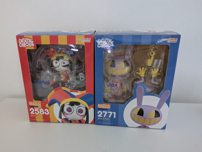 Nendoroid 2583 & 2771, The Amazing Digital Circus, Pomni & Jax, wie neu