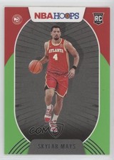 2020-21 Panini NBA Hoops Neon Green Skylar Mays #243 0j4n