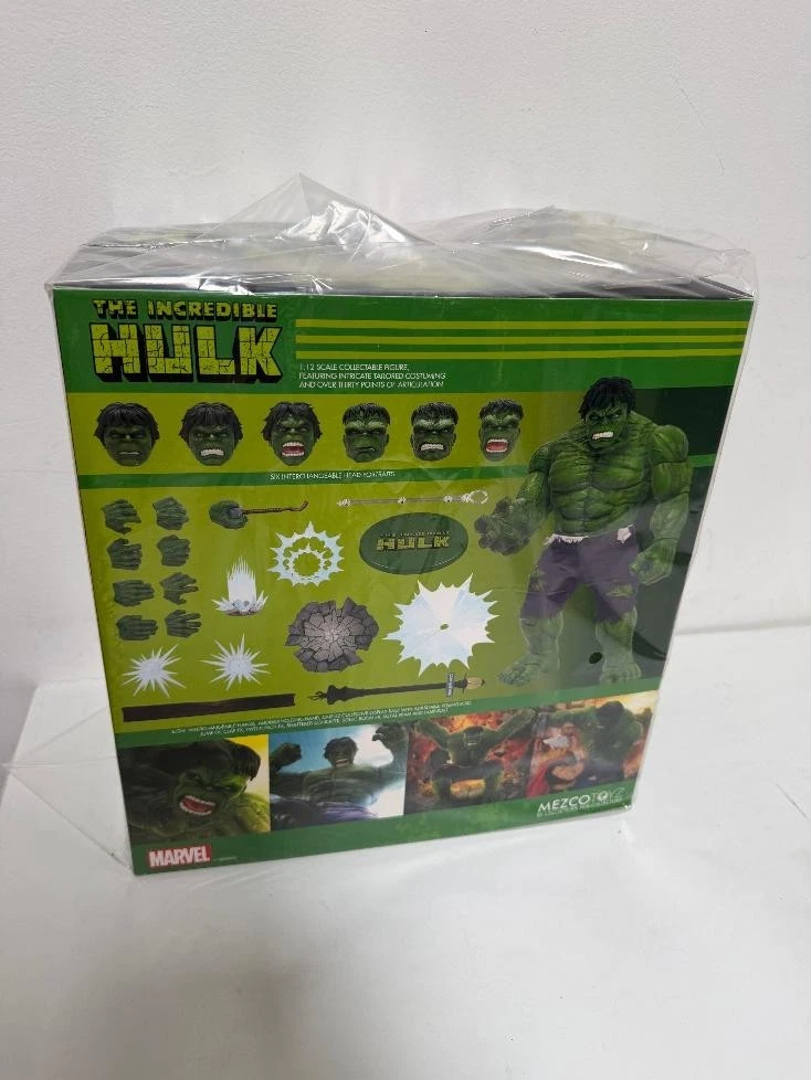 New Mezco THE INCREDIBLE HULK 1/12Action Figure In Stock USA SELLER