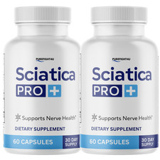 Sciatica Pro Natural Formula Supplement that Supports Nerve Health - 2 Bottles