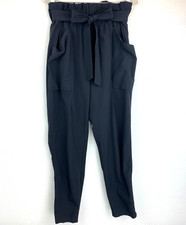 Athleta Skyline Pants 4 Women's Black Pockets Belt
