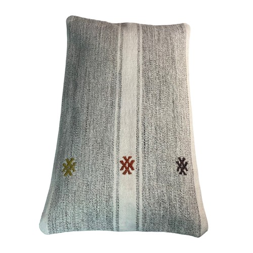 CUSCINO 30x50CM VERO TESSUTO A MANO VINTAGE KILIM FEDERA CUSCINO SEDUTA FEDERA - Foto 7 di 10