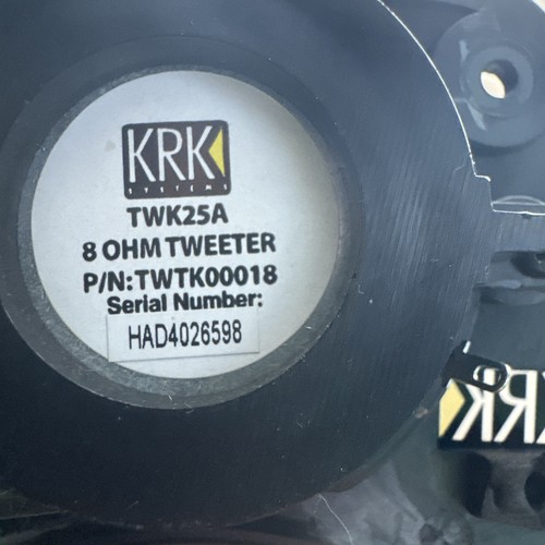 KRK VXT4 Powered Monitor Replacement Tweeter And Front Plate - Picture 3 of 3