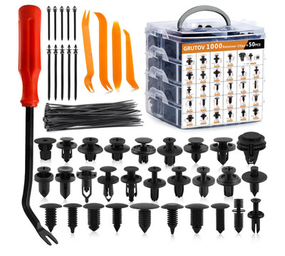 680PCS Tornillos De Plasticos Para Carros Autos Clips Remaches Universal Tools
