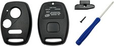 Replacement 3-button Black Key Fob Shell Case For Honda Accord Crosstour Civic O Replacement 3-button Black Key Fob Shell Case For Honda Accord Crosstour Civic O