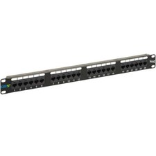 Icc Icmpp0245E Patch Panel, Cat 5E, 24-Port, 1 Rms