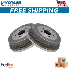 New Brake Drum Rear Pair Set For 1996-2007 Chrysler Dodge Plymouth Min Van