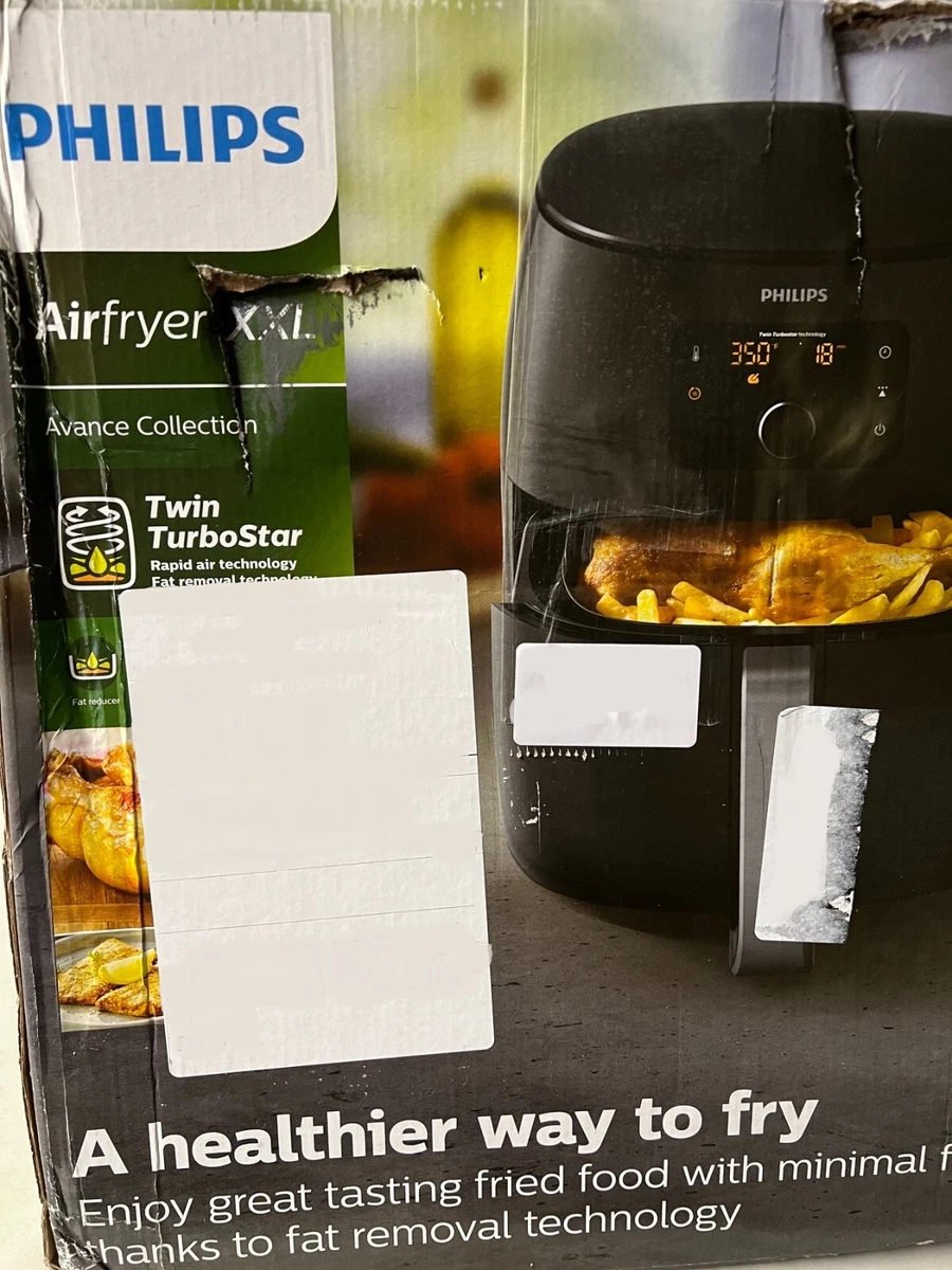 Philips Airfryer Premium Digitale XXL avec la Technologie Twin Turbostar de  Retrait du Gras, HD9650/96 