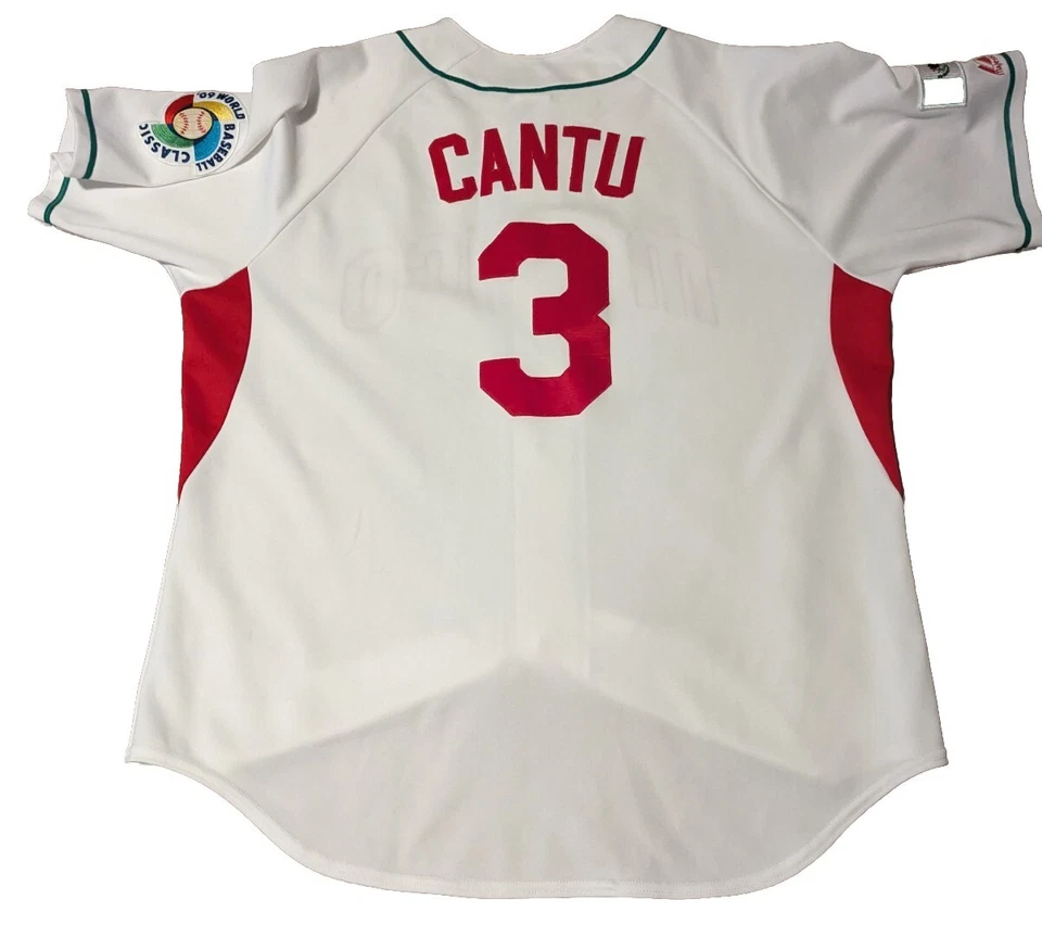 Camiseta Jorge Cantu 2009 WBC México Majestic RARA Tamanho GG - Imagem 2 de 4