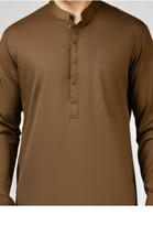 men's unstiched blended soft touched wash n wear shalwar kameez by punjnad J.