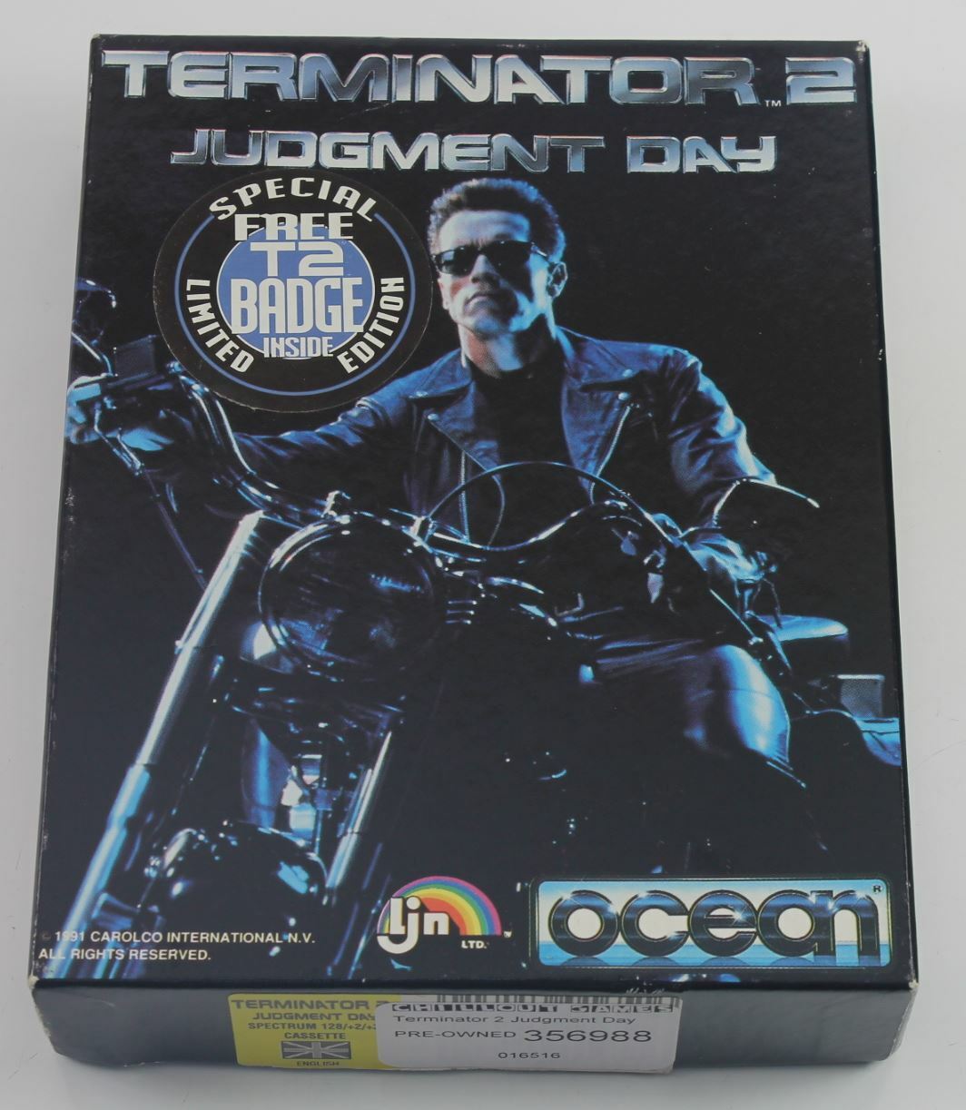 38170 Terminator 2 Judgement Day Sinclair Spectrum 48k Game 1991 For Sale Online Ebay