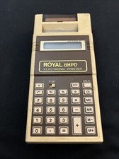 VINTAGE ROYAL 8HPD CALCULATER WITH PRINTER PARTS ONLY