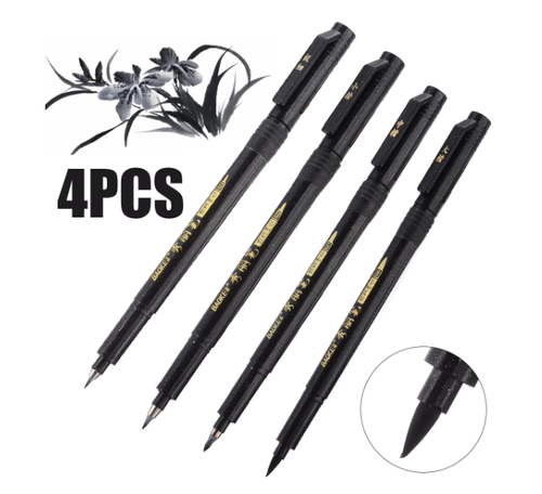 Pinceau Japonais Pour Écriture Et Dessin - Stylo à Encre Classique Pour Calligraphie Et Artisanat