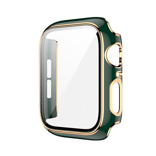iWatch 44mm 40mm PC Case + Glass Screen Protector For Apple Watch SE 6 5 4 3 2 1 - Picture 22 of 30