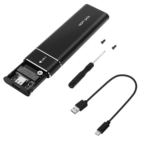 Dual Protocol M2 SSD-Gehäuse M.2 NVMe SATA SSD-Gehäuseadapter Gbit/s 10 U5 D5H8 - Afbeelding 15 van 25