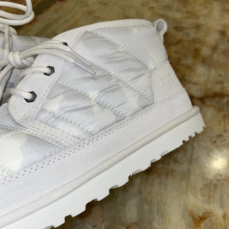 New Mens Ugg Lta Neumel Snow Camo White Poppy Wool Lined Classic Boots Sz: 11 - Image 2 of 4