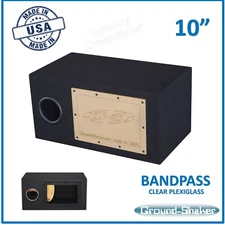 10" Single Bandpass Sub Box Subwoofer Enclosure Single Ported Vented Sub Box
