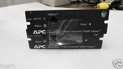 LOT OF 2 APC AP9605 POWERNET SWMP ADAPTER SMART SLOT CARD