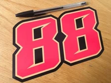 Ryo Mizuno Race Number 88 (Large) - UK SELLER
