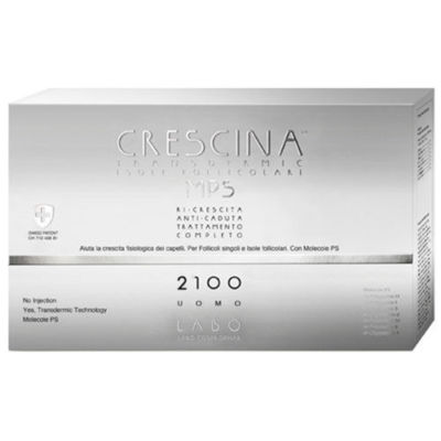Traitement Repousse Cheveux LABO Crescina - Lot De 2100 Mens, Soin îles Folliculaires