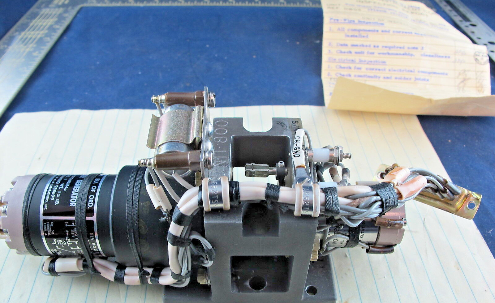 Aircraft Tachometer Generator With Pressurized Box & Inspections [B7S4]