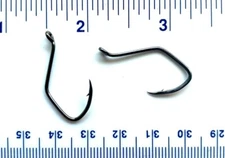 100 Matzuo 141010 Black Sickle Octopus Fish Fishing Hooks size 1/0 - 100 hooks