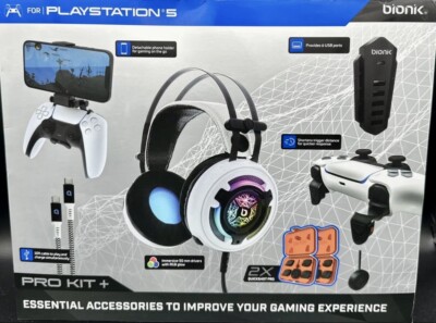 Bionik Pro Kit+ For PS5 PlayStation 5 w/ 2x Quickshot Pro  