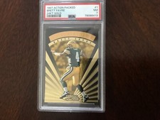 1997 Action Packed Brett Favre 24kt Gold #1 psa 7