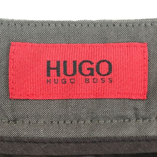 Hugo Boss Halm Pantalones Para Hombre 34x30 Gris Marrón Mezcla Lana 4 Bolsillos - Imagen 4 de 7