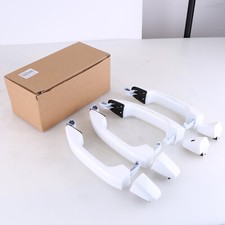 4PACK Olympic White Door Handles For 2014-2018 Chevy Silverado GMC Sierra