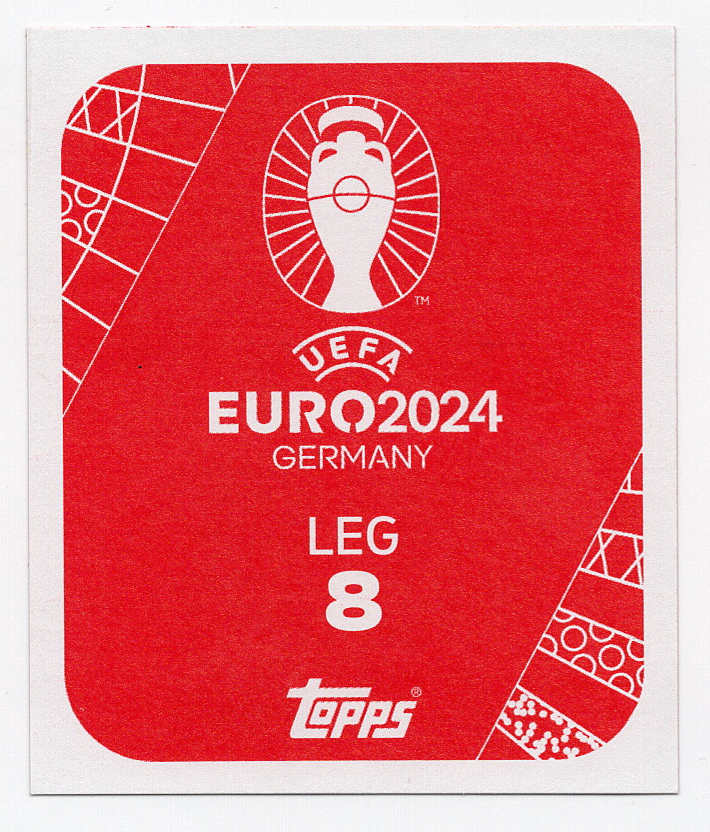 LEG8 Zinedine Zidane France Legend Topps UEFA Euro 2024 Swiss
