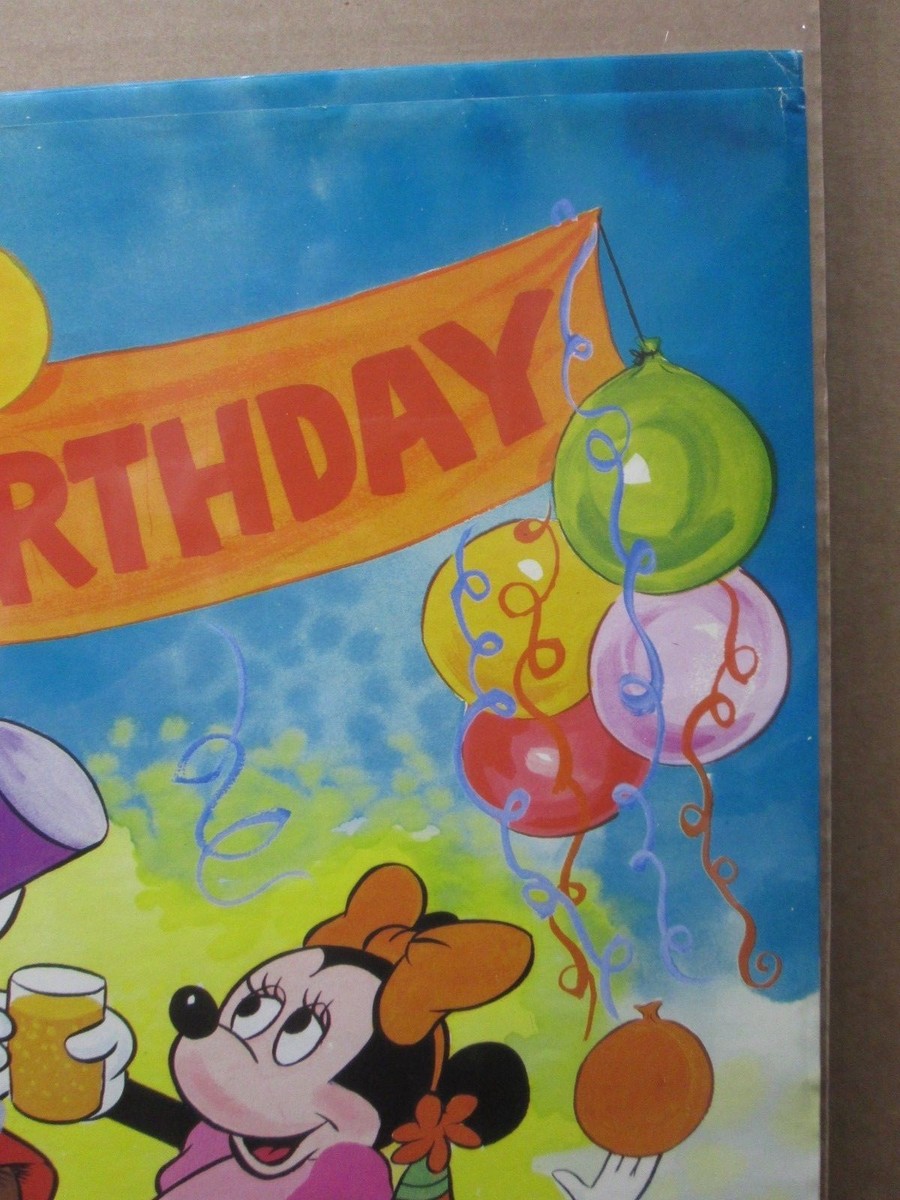 DISNEYリトグラフ ミッキーのバースデーパーティー ミッキーの誕生日』デザイン！東京ディズニーリゾート｢ミッキー