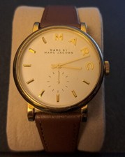 Ladies Marc by Marc Jacobs MBM1316 Gold Tone Stainless Steel Quartz Watch WR50M