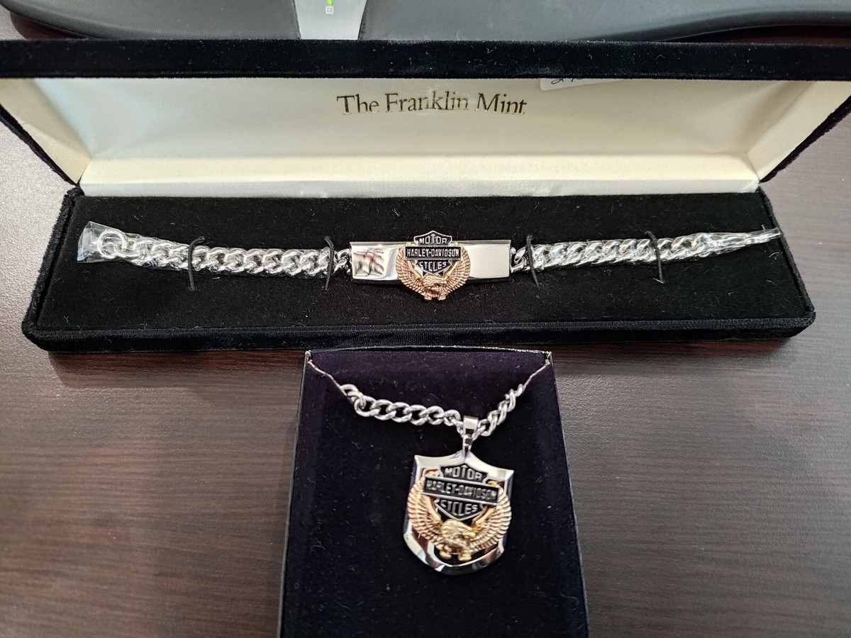 本日限定価格　Harley-Davidson ブレスレット Harley-Davidson® Men's Bar & Shield® Braided Leather Bracelet