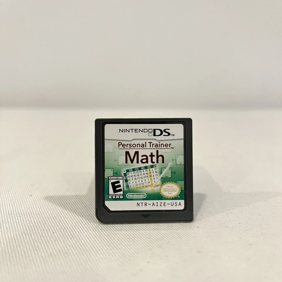 PERSONAL TRAINER MATH GAME CARTRIDGE W/ MANUAL INSERTS NO CASE NINTENDO DS 2009 - Image 3 of 3