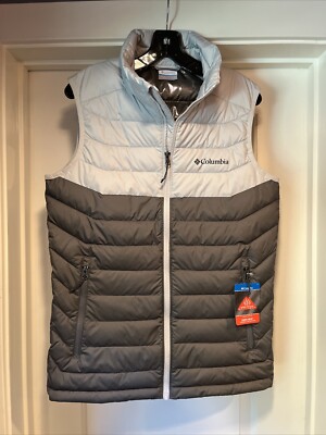 Puffer Vest Columbia Winter Vest Mens Columbia White Out Vest Mens