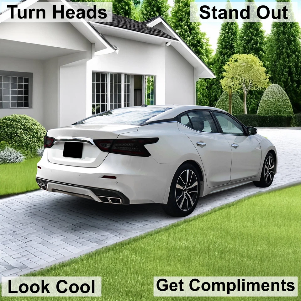 Se adapta a Nissan Máxima 15-23 luz trasera precortada ahumada PPF película de tinte luz trasera Foto 2 de 4