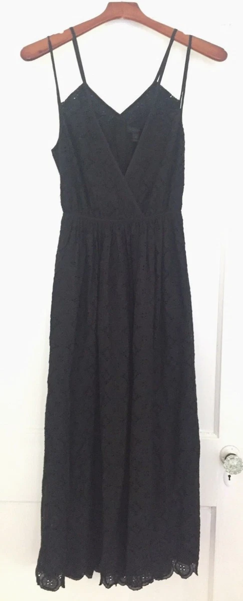 J crew black eyelet dress cheap