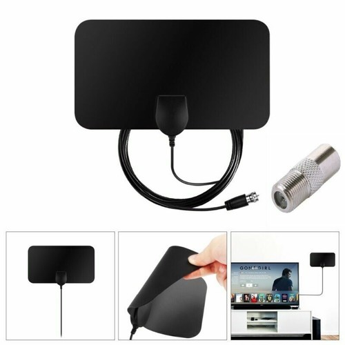 HD TV DTV Box Digital TV Antenna Booster Indoor Aerial HD Flat Design 8000 Miles eBay