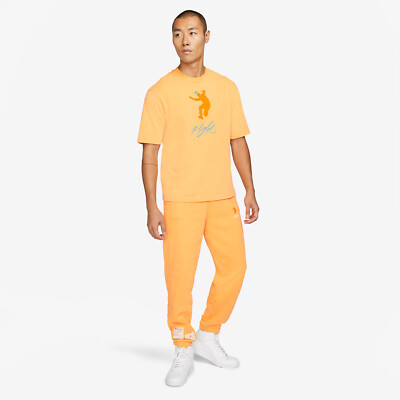 Jordan X Union LA Men's Fleece Sweat Pants Gold Size L DJ9526-771