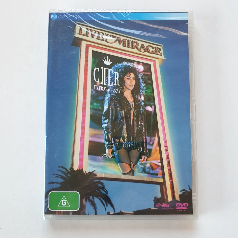 Cher Extravaganza - Live At The Mirage (DVD, 1991) PAL Region Free (RARE SEALED) - Image 2 of 4