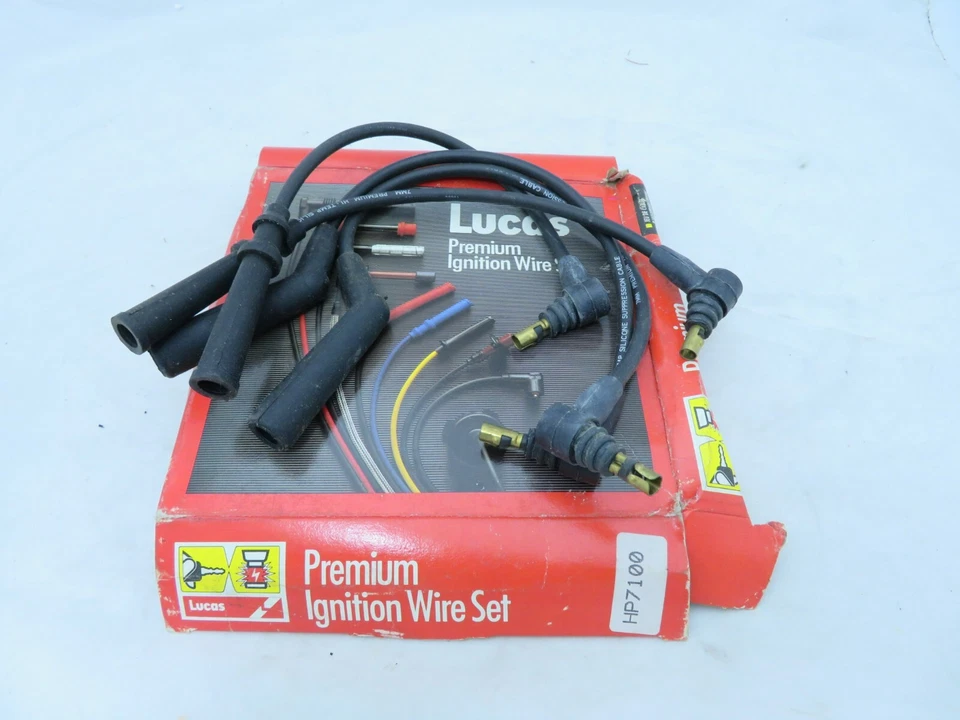 Juego de cables de encendido para motor Toyota Corolla 4AC 1600cc 1983-1989 Lucas HP7100 Foto 2 de 3
