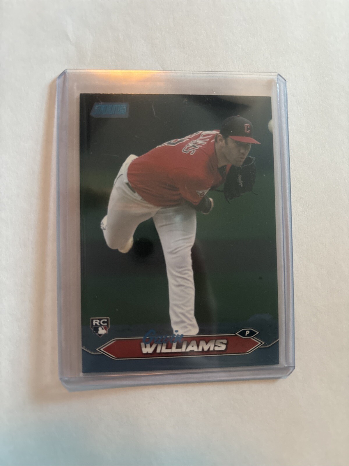 2024 Topps Stadium Club Gavin Williams #251, Blue 23/50