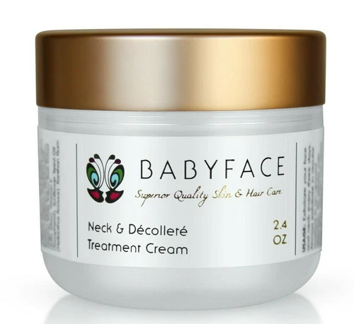 Babyface Neck Cream Decollete Firming Treatment DMAE Argireline Glycolic CoQ10