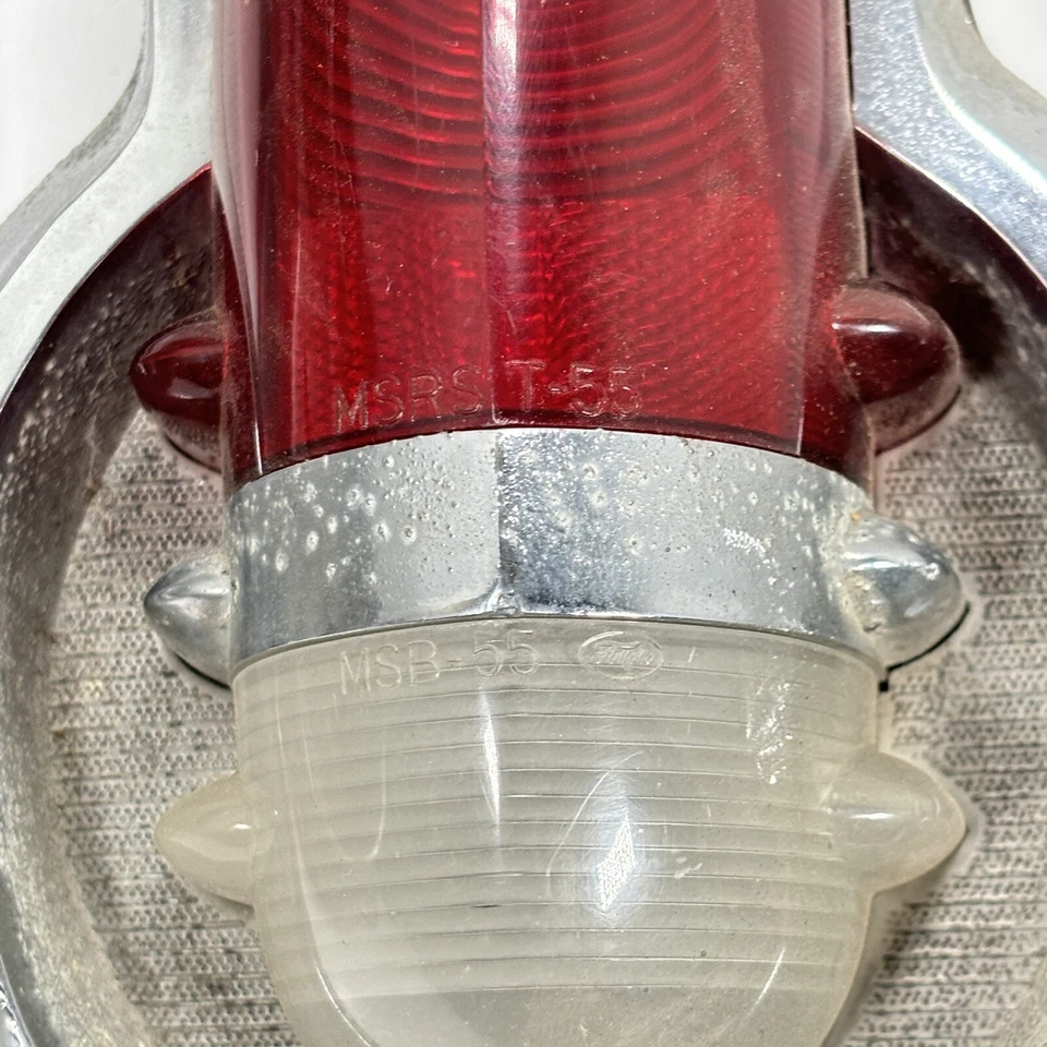 1955 56 Mercury универсал задние фонари в сборе корпус линзы OEM - Изображение 3 из 4