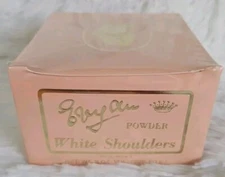 Vintage White Shoulders Travel Package Powder & Fragrance By Evyan New & Sealed