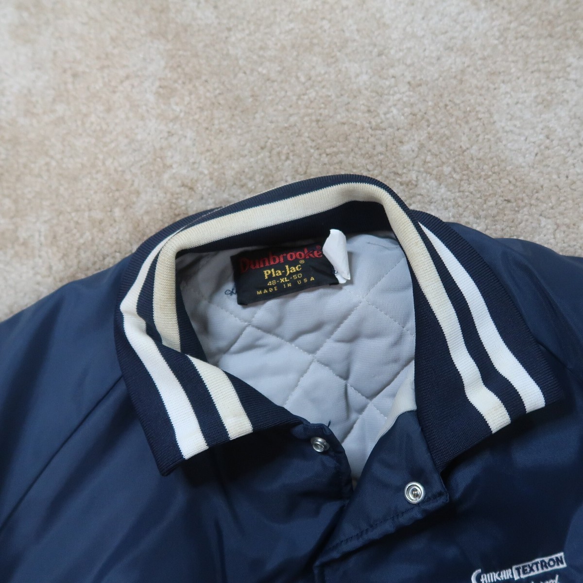 Gilet Bouffant Vintage Homme Pla-Jac By Dunbrooke - Bleu Taille L - Très Bon état