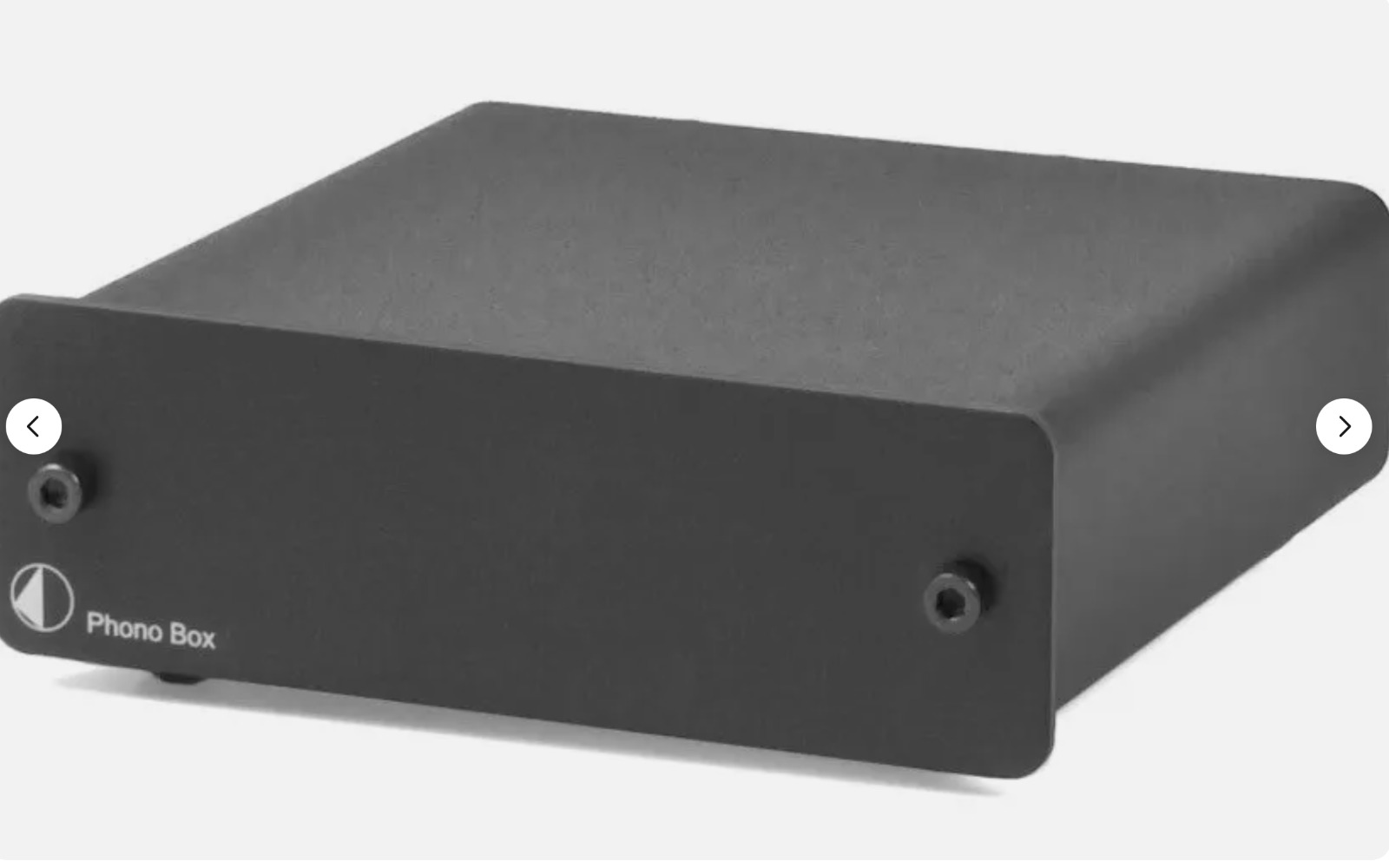 Pro-Ject Phono Box DC MM/MC Phono Preamp with Line Output (Black) - New