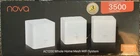 Nova Mesh Wifi System mw3up To 3500 Sq.ft. Whole Home Coverage Wifi Router 